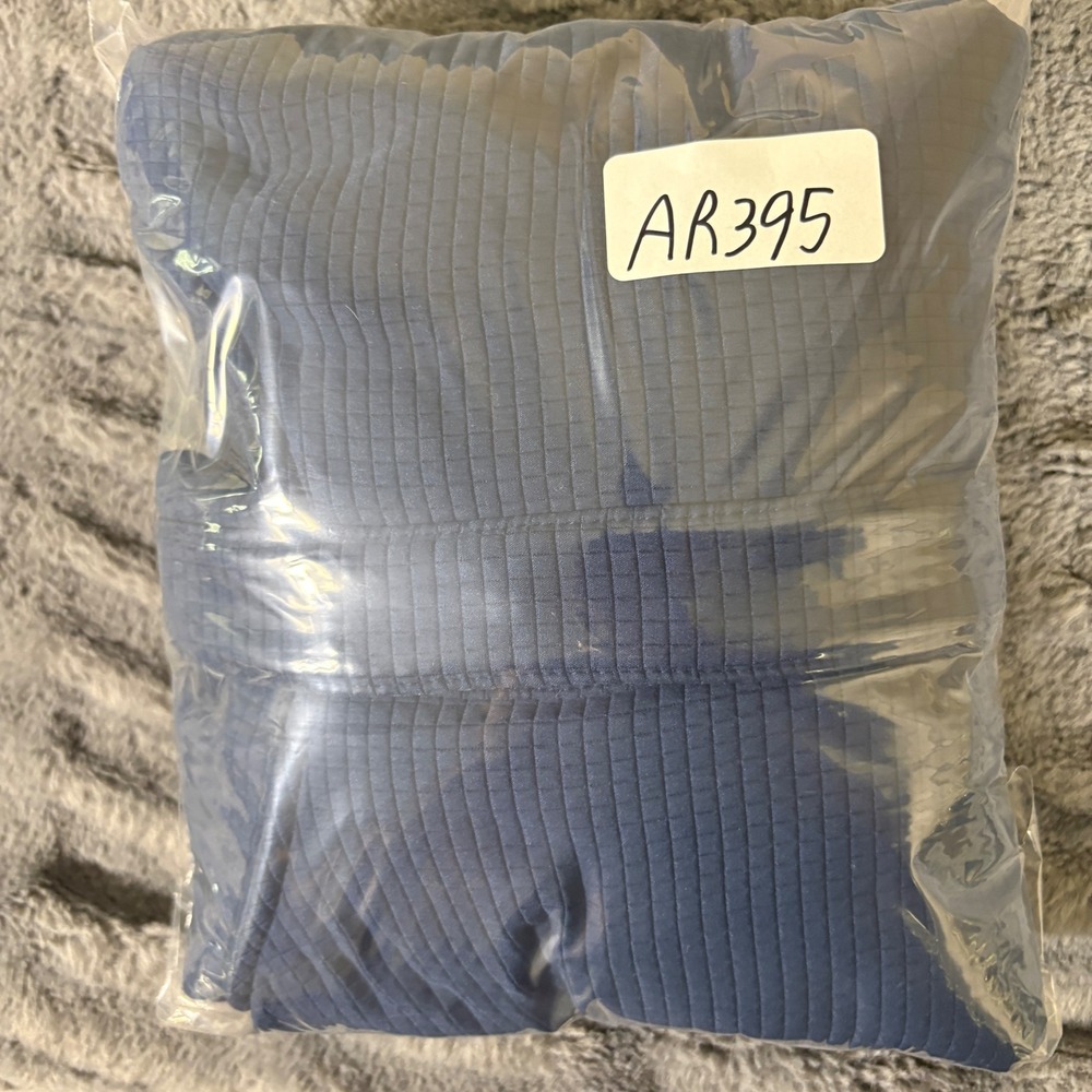 Under Armour ColdGear Mens Small Blue Waffle Knit 1/4 Zip Pullover Jacket AR395 - Picture 8 of 8